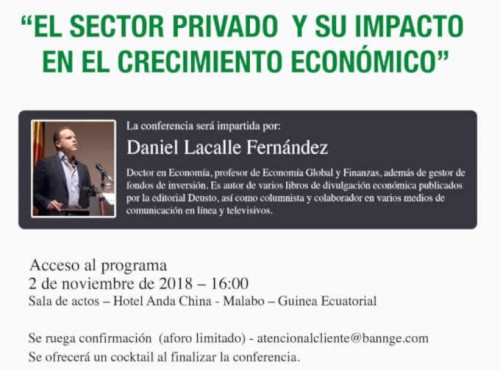 Conferencia “El sector privado y su impacto en el crecimiento económico”